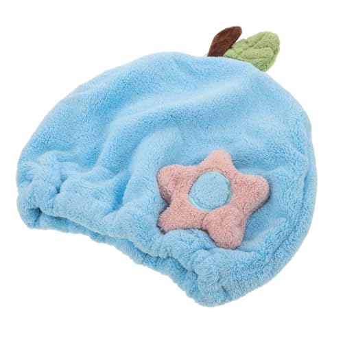 ERINGOGO Dry Hair Cap Hair Drying Towel Headband Face Washing Towel Wrap Head Towels Hair Dry Towel Wet Hair Towel Wrap Quick Dry Hair Wrap Bath Head Wrap Coral Fleece Sky-Blue