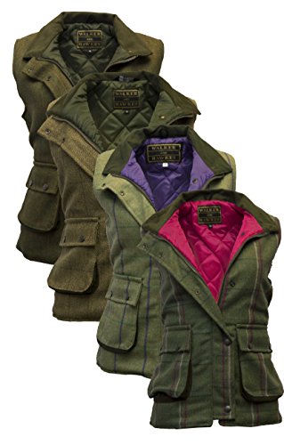 Giacca country da donna in tweed, adatta per la