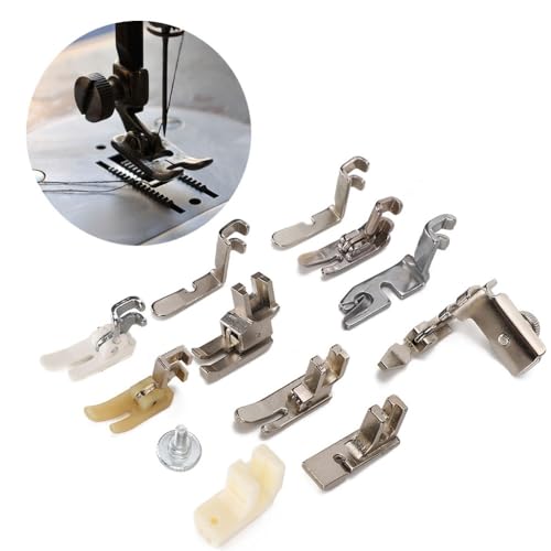 Set de 12 pies para máquina de coser acero inoxidable miniatura 4