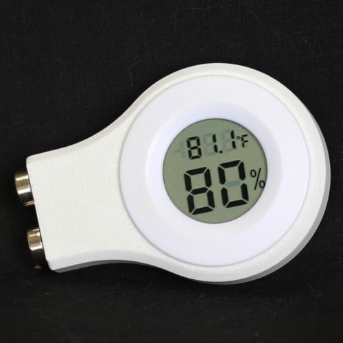 BamiriX 2PCS Magnetic 360° Placement Temperature and Humidity Monitor for Jumping Spider Enclosure Accessories Digital Thermometer Hygrometer for Reptile Tank, Terrarium, Gecko, Bearded Dragon - Image 4