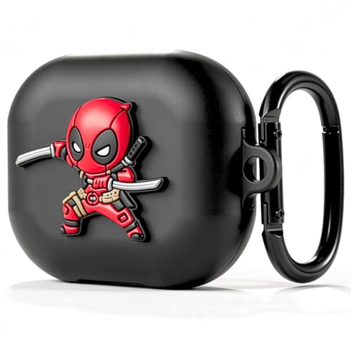 Image of kapture case Compatible with Samsung Galaxy Buds Core /Samsung Galaxy Buds Core case Cover with Hook,Cover with Silicone 360 Protection (Red)