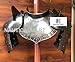 NauticalMart Medieval Armor Gorget Set With Pauldrons Shoulder SCA LARP Knight Metal Shoulder Guard Viking Halloween Costume Crusader Gardbrace Neck Protector Spaulder Plate Armour Historical Cosplay