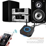[Upgraded] 1Mii B06Pro Long Range Bluetooth Receiver, HiFi Wireless Audio Adapter, Bluetooth 5.1 Receiver with 3D Surround aptX HD Low Latency Optical RCA AUX 3.5mm Coaxial for Home Stereo System - Image 4
