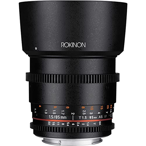 Rokinon Cine Ds Portrait Lens Bundle, 35Mm T1.5, 50Mm T1.5, 85Mm T1.5 For Canon #TOP3