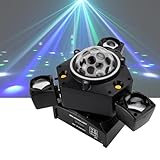 Frezon ムービングヘッドライト 270W LED ビーズ RGBW 3種制御モード 9/11チャンネル 3W 省エネルギー 2万時間寿命 日本語説明書付き パーティー・カラオケ・ナイトクラブ用 会場対応 ステージ パーティーライト 照明 卒業シーズン 入学式 演出用 劇場 ステージ照明 宴会場用 業務用