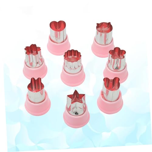 ABOOFAN Gemüseschneider Selber Machen Keksformen Gemüseschneidemaschine gemüseschneider Fruchtschneider Kekse formen Obst Schimmel 8-teiliges Set Würfelmaschine