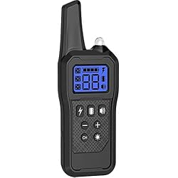 Remote Transmitter for Dog Training Collar - Wireless Remote Controller | 2600 ft Range, IP65 Waterproof, Flashlight, Dog Shock Collar for for Recall Guide, Train Sit, Stay, Bad Dog Behaviors