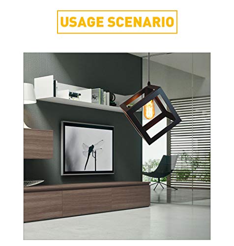 Image of GreyWings Modern Black Aluminium Hanging Pendant Light for Ceiling, Dcorative Lamp, Inoor Light for (Bulb not Included) Small Pack of 1