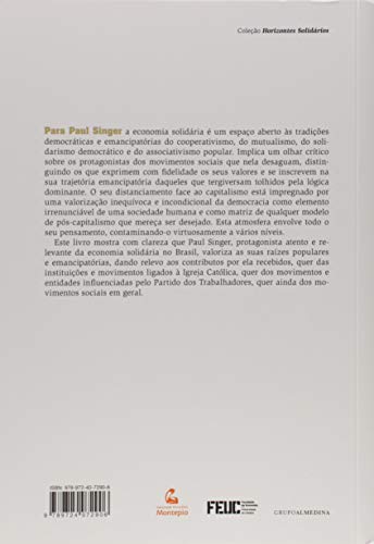 Ensaios Sobre Economia Solidária