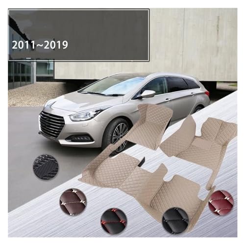 Tapis de sol Hyundai I40 Wagon 2012-2019 : protection LHD étanche en set de 4 pièces - 5