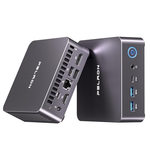 PELADN Gaming Mini PC 7735U(Beats 5825U) 32GB �f���A�� DDR5�A1TB PCIe3.0 SSD - AMD Ryzen 7 7735U �~�j�R���s���[�^�[ �f���A���^�C�vC�AWO7�~�j�f�X�N�g�b�v�R���s���[�^