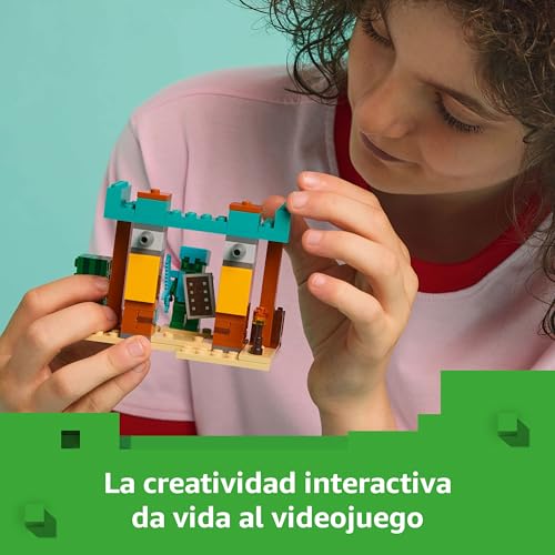 Miniatura 5 de LEGO Minecraft La Patrulla del Desierto de los Maldeanos - Juguete Interactivo con Figuras de Maldeanos y Caballero Cactus - Regalo Gamer para Niños y Niñas de 7+ Años Fans del Videojuego 21267