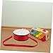 BESPORTBLE 1 Set Red Marching Snare Drum for Portable Percussion Instrument with Strap and Drumsticks for Musical Education and Teamwork Performances