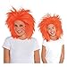 Amscan Faux Crazy Costume Unisex Wig, One size, Orange