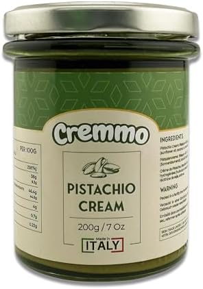SEBA GARDEN Cremmo Pistaziencreme-Aufstrich 200 g im Glas, authentisch flüssig und geschmeidig aus Sizilien/Italien