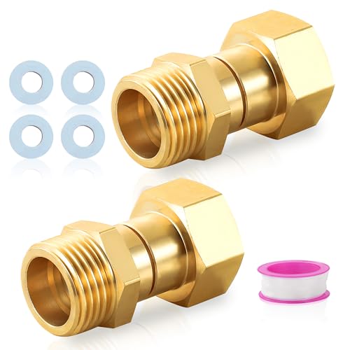 M MINGLE Garden Hose Swivel Connector with Washers