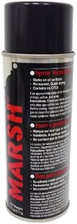 MARSH - 30395 Stencil Ink, 14 fl oz Spray Can, Black