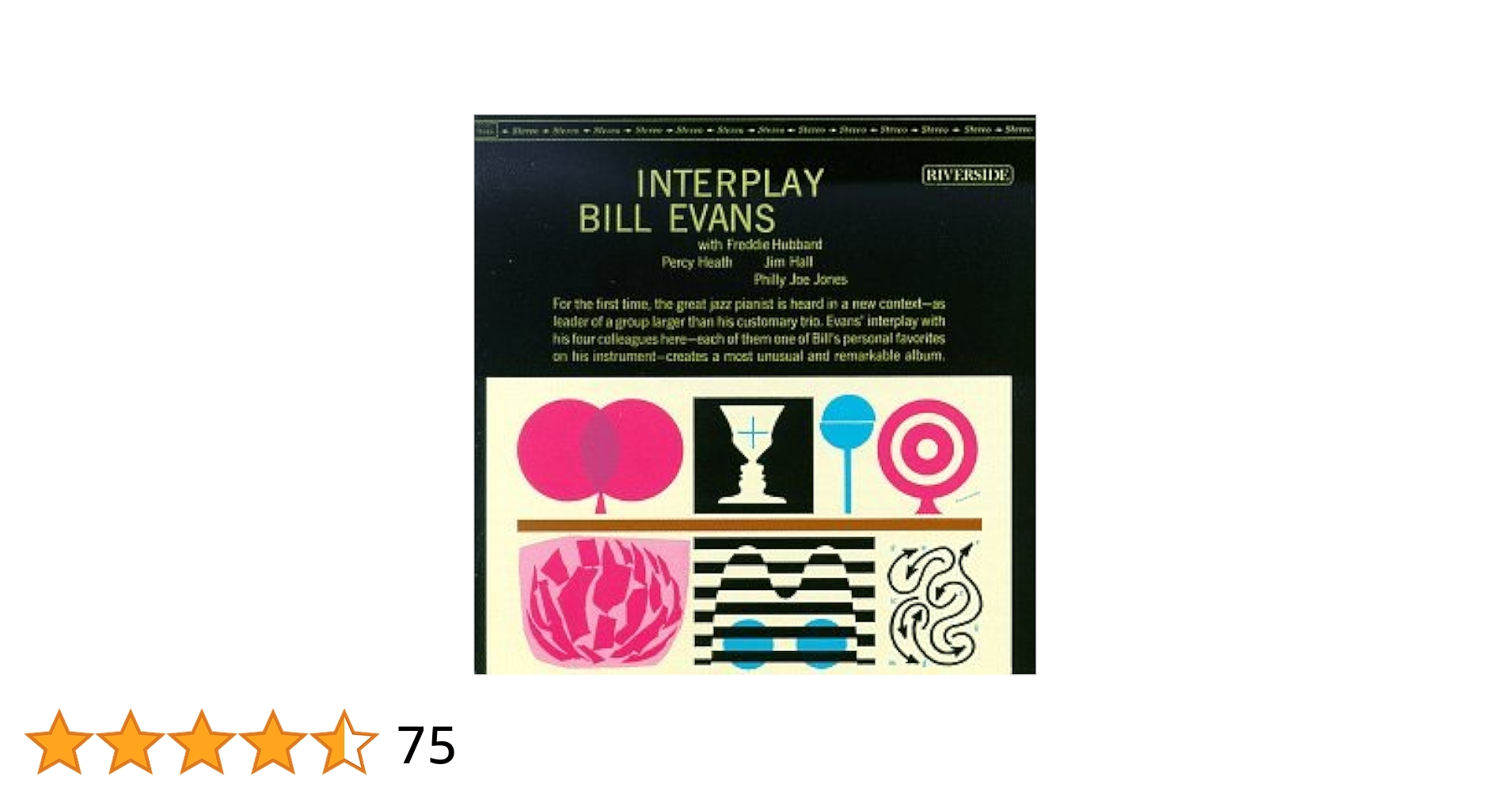 ビル・エヴァンス／インタープレイ・フレディ・ハバートサイン付き ビル・エヴァンス／インタープレイ・フレディ・ハバートサイン