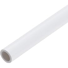 MECCANIXITY 5/16" PVC Rigid Tube Round Pipe Tubing 6x8mm 9"L White
