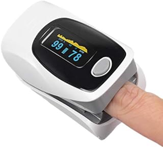 Saturimetro da dito Professionale Certificato, Pulsossimetro da Dito, APP LIFE Pulsossimetro per Saturazione di Ossigeno nel Sangue e Cardiofrequenzimetro