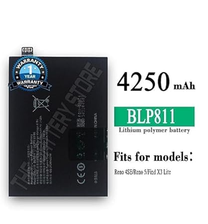 Image of Original BLP811 Battery for Oppo Reno 4 SE /5 / FIND X3 LITE Battery with 1 Year Warranty**** (N00243)