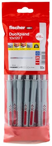 fischer DuoXpand 10 x 120 T, hochwertiger Universaldübel mit...