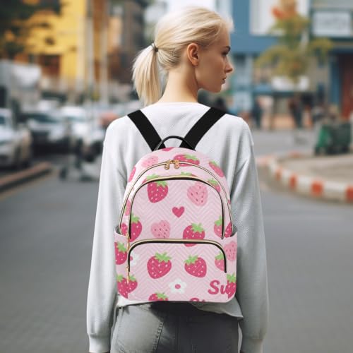 Sac à dos voyage polyester Wudan imprimé coeurs pour taille S-M - 7