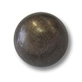 Material: Metall (nickelfrei) Knopfparadies - 6er Set deutlich gewölbte Uniformknöpfe aus Metall (nickelfrei) in altmessing! Durchmesser: ca. 18mm!