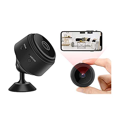 MuiSci Mini Spy Camera 1080P Hidden Camera HD Nanny Cam with Night Vision and Motion Detection Indoor Covert Security Camera Hidden Spy Cam for Home