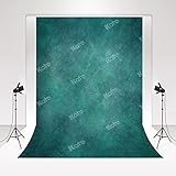 Kate Studio Telón de Fondo Verde 1.5x2.2m/5x7ft Turquesa Fondo Abstracto Photocall Boda Fotografía Telón de Fondo Tela Vintage Pintura al óleo Textura