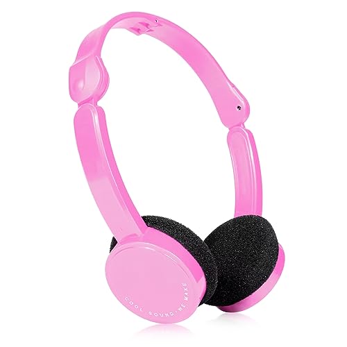 Docooler Auriculares deportivos plegables con cable de 3,5 mm, para niños, MP4, MP3, smartphones, ordenadores portátiles