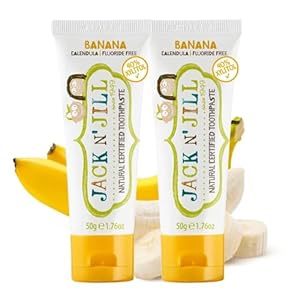 Jack N' Jill Banana Kinderzahncreme 2 x 50g