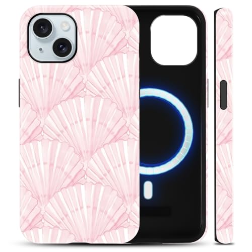 Coque rose iPhone 15 premium en polycarbonate rigide et silicone TPU de haute qualité
