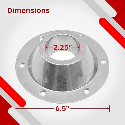 Base de mesa de pedestal de aluminio JT-HLM para montaje en piso de autocaravanas, pack de 2 4