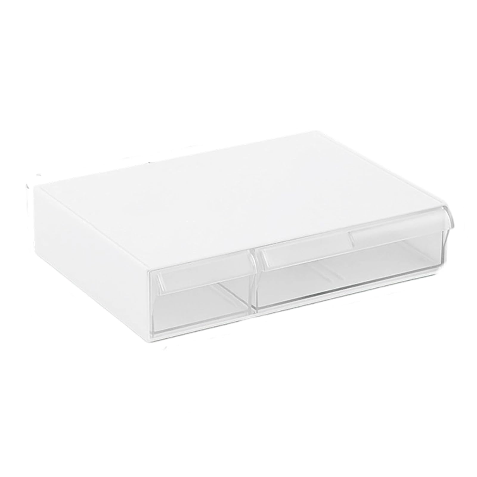 Hsioluted Desk Storage Box Desk Drawer Storage Box Student Data Line Stationery Supplies Shelf Open for Monitor