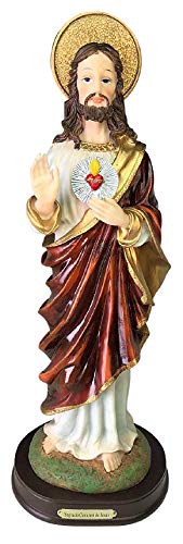 Sagrado Corazon de Jesus estatua 12 pulgadas