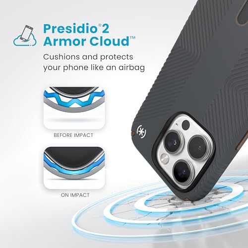 Coque fine iPhone 16 Pro Speck Presidio 2 Grip pour les déplacements - 4