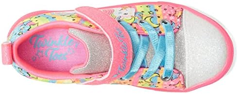 Skechers Kids Girls Toes Twinkle Sparks Ice-Unicorn Bu Sneaker, Hot Pink/Multi, 7 Toddler | Image 1