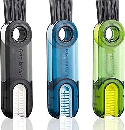 HR MALL 1PCS 3 in 1 Multifunctional Cleaning Brush, Water Bottle Cleaner Brush, Multipurpose Bottle Gap Cleaner Brush, Tiny Cleaning Brush, Home Kitchen Cleaning Tools