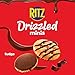RITZ Drizzled Minis Fudge Crackers, Bulk Lunch Snacks for Kids and Adults, 10-0.9 oz Snack Packs