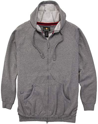 Falcon Bay Big & Tall Men's Full Zip Fleece Hoodie