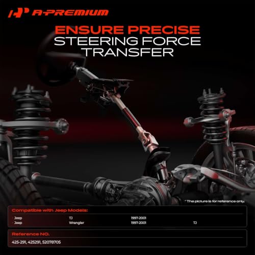 A-Premium Intermediate Steering Shaft Steering Column Shaft Compatible with Jeep TJ 1997-2001, Wrangler 1997-2001 by A-premium - Image 2