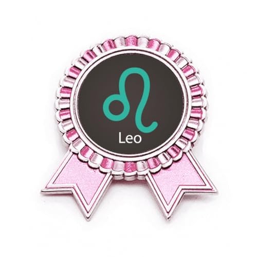 Broche constellation du Lion rose en métal pour sublimer vos vestes