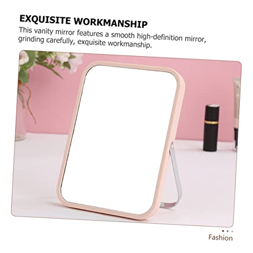 Espejo Maquillaje Vintage Portátil Diseño Simple Durable miniatura 2
