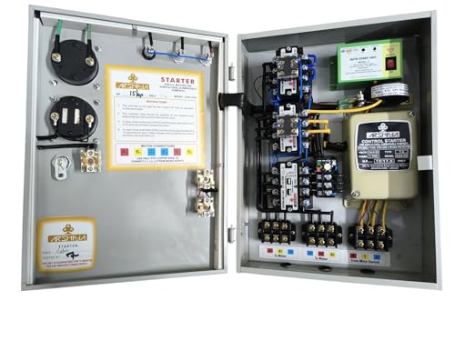 Image of 3 Phase Star Delta Motor Starter (with Auto Start Function), 15HP, 380-415V (Double Cable Motor)
