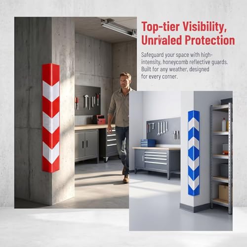 Protector Esquinero Industrial con Reflectores de Seguridad 31.5 pulg miniatura 5