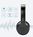 immagine 2I love e iFecco Cuffie on Ear Microfono, Cuffie Wireless Bluetooth Pieghevoli, Micro SD/TF/FM, Cuffie Stereo Senza Fili per TV/Cellullari/PC(Bright-Nero)