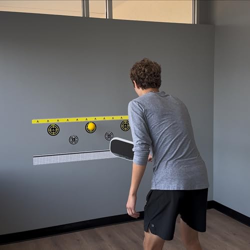 Pickleball Trainer Autocollant Mural Repositionnable avec Code QR - 2