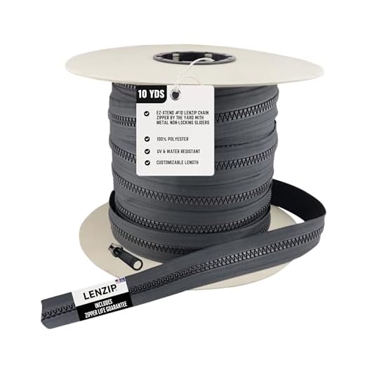 EZ-Xtend Molded Plastic Zipper Chain