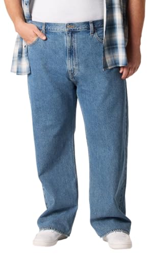 Levi Strauss Signature Gold Men's Loose Fit Jeans, (New) Overtime Light, 44Wx30L Big & Tall